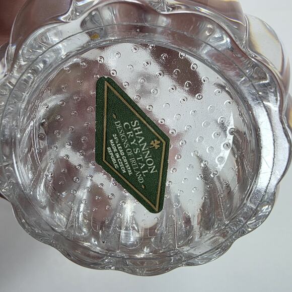 Shannon Hand Crafted Crystal Pumpkin Hollow Paper Weight Designs of Ireland - Picture 6 of 6
